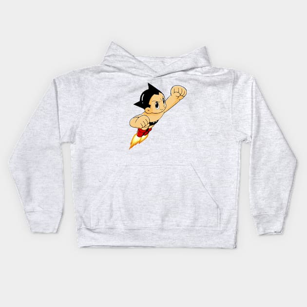 Mighty Atom Astro Boy Kids Hoodie by Pop Fan Shop